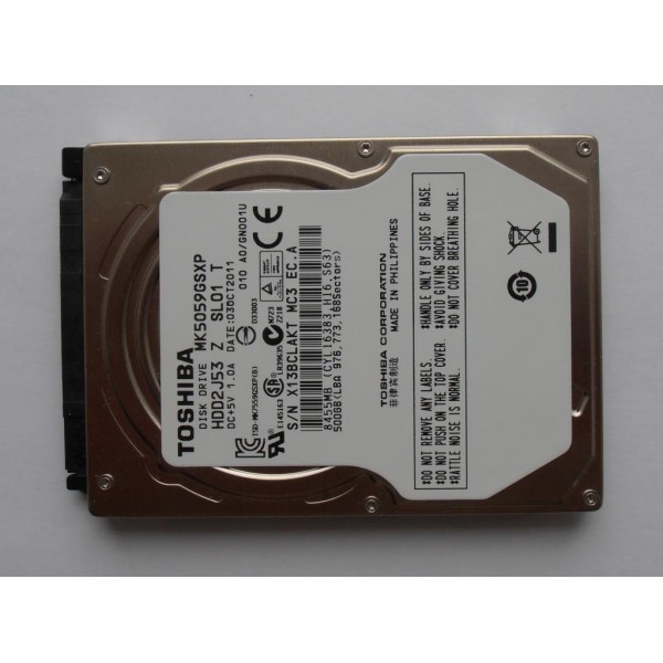 Жесткий диск Toshiba MK5059GSXP A0/GN001U HDD2J53 2.5" SATA 500Gb